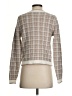 Tahari Plaid Ivory Cardigan Size S - photo 2