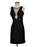 Minuet Solid Black Cocktail Dress Size S - photo 1