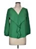 Maeve 100% Polyester Green 3/4 Sleeve Blouse Size 6 - photo 1