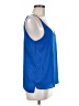 Stella Luce Blue Sleeveless Top Size M - photo 4