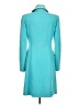 Michael Kors Collection 100% Cotton Teal Blue Coat Size 6 - photo 2