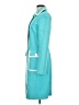 Michael Kors Collection 100% Cotton Teal Blue Coat Size 6 - photo 5