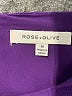 Rose + Olive 100% Polyester Purple Sleeveless Blouse Size M - photo 7