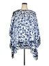 Roaman's 100% Polyester Blue Long Sleeve Blouse Size 18 - 24 - photo 1