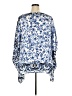 Roaman's 100% Polyester Blue Long Sleeve Blouse Size 18 - 24 - photo 2