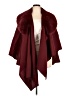 Shein 100% Polyester Burgundy Coat Size 2X - photo 1