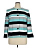Nine West Stripes Teal Blazer Size 16 - photo 1