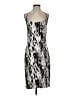 Ann Taylor Graphic Silver Cocktail Dress Size 4 - photo 1