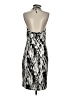 Ann Taylor Graphic Silver Cocktail Dress Size 4 - photo 2