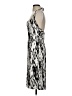 Ann Taylor Graphic Silver Cocktail Dress Size 4 - photo 5