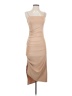 Shein 100% Polyester Tan Cocktail Dress Size 2 - photo 1