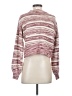 Derek Heart 100% Acrylic Stripes Burgundy Pullover Sweater Size S - photo 2