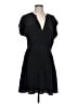 Equipment Solid Black Casual Dress Size 12 - photo 1