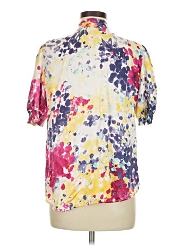 Love Moschino Short Sleeve Silk Top (view 2)