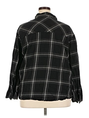Divided by H&M Long Sleeve Button-Down Shirt (view 2)