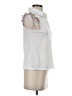Aryeh White Sleeveless Button-Down Shirt Size XS - photo 4