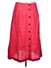Boden 100% Linen Solid Red Casual Skirt Size 10 (petite) - photo 1