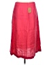Boden 100% Linen Solid Red Casual Skirt Size 10 (petite) - photo 2