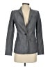 J.Crew 100% Cotton Gray Blazer Size 00 - photo 1