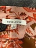 Rose + Olive 100% Polyester Paisley Orange Long Sleeve Blouse Size L - photo 7