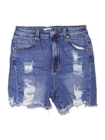 Wax Jean Denim Shorts (view 1)