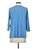 Misia Blue 3/4 Sleeve Blouse Size S - photo 2
