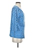 Misia Blue 3/4 Sleeve Blouse Size S - photo 4