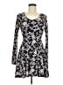 Aeropostale Floral Black Casual Dress Size 8 - photo 1