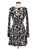Aeropostale Floral Black Casual Dress Size 8 - photo 2