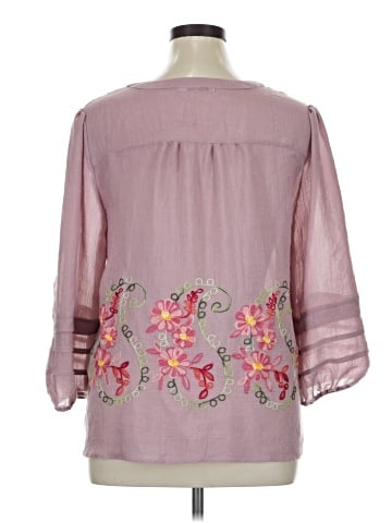 Figueroa & Flower 3/4 Sleeve Blouse (view 2)