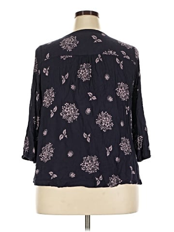 Skies Are Blue 3/4 Sleeve Blouse (view 2)