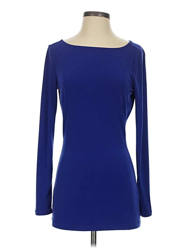 Pre-owned Guess 3/4 Sleeve T-shirt In Blue