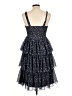 Nordstrom 100% Polyester Stars Blue Cocktail Dress Size 10 - photo 2