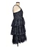 Nordstrom 100% Polyester Stars Blue Cocktail Dress Size 10 - photo 4
