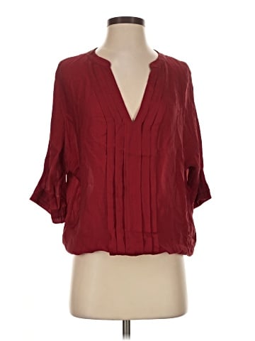 Joie 3/4 Sleeve Silk Top (view 1)