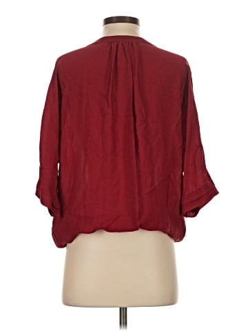 Joie 3/4 Sleeve Silk Top (view 2)