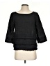 Meadow Rue Black 3/4 Sleeve Top Size S - photo 1