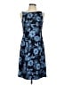 Ann Taylor 100% Silk Blue Cocktail Dress Size 2 - photo 1