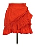 Sim & Sam 100% Cotton Solid Orange Casual Skirt Size S - photo 1