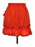 Sim & Sam 100% Cotton Solid Orange Casual Skirt Size S - photo 2