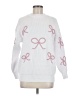 Unbranded Hearts White Pullover Sweater Size M - photo 1