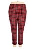 Terra & Sky Plaid Red Casual Pants Size 2X - photo 2