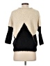Limited Edition Chevron-herringbone Black Pullover Sweater Size S - photo 2