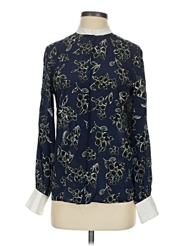 Judith & Charles Long Sleeve Silk Top (view 1)
