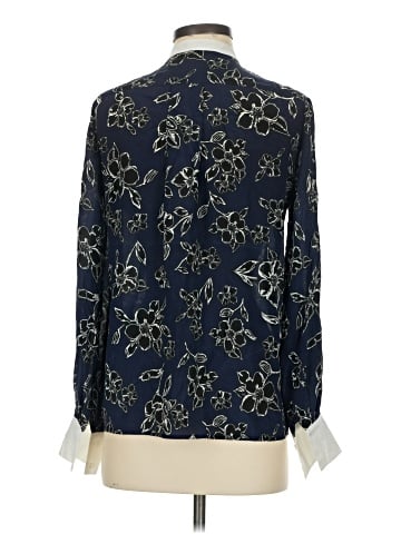 Judith & Charles Long Sleeve Silk Top (view 2)