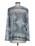 Skye's The Limit Blue Long Sleeve Blouse Size L (estimated) - photo 2