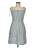 Old Navy Stripes Silver Casual Dress Size M - photo 1