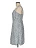 Old Navy Stripes Silver Casual Dress Size M - photo 5