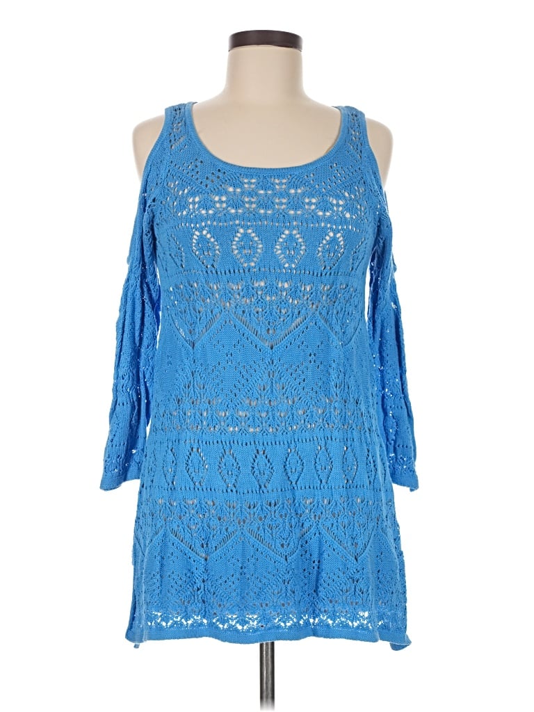Pre-owned Jeanne Pierre Casual Dress In Blue