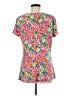 North Style Pink Short Sleeve Blouse Size M - photo 2